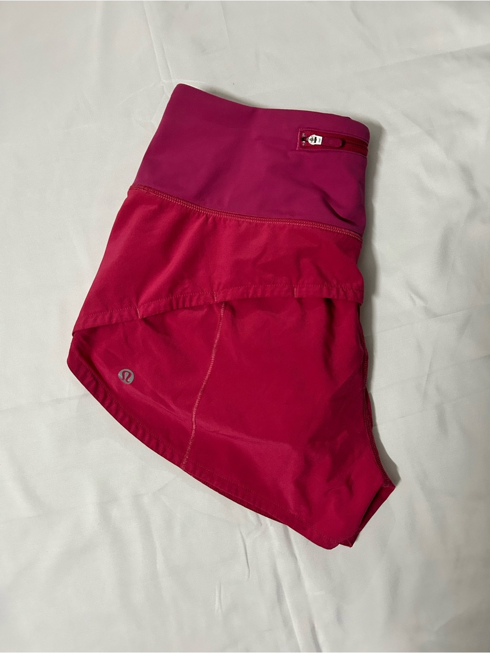 lululemon athletica Two-Tone Pink Athletic Skort